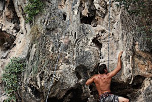 Escalada en Hat Railay Foto: Rayavadee