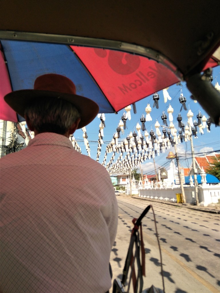 Coche tirado por caballos en Lampang -paraíso-